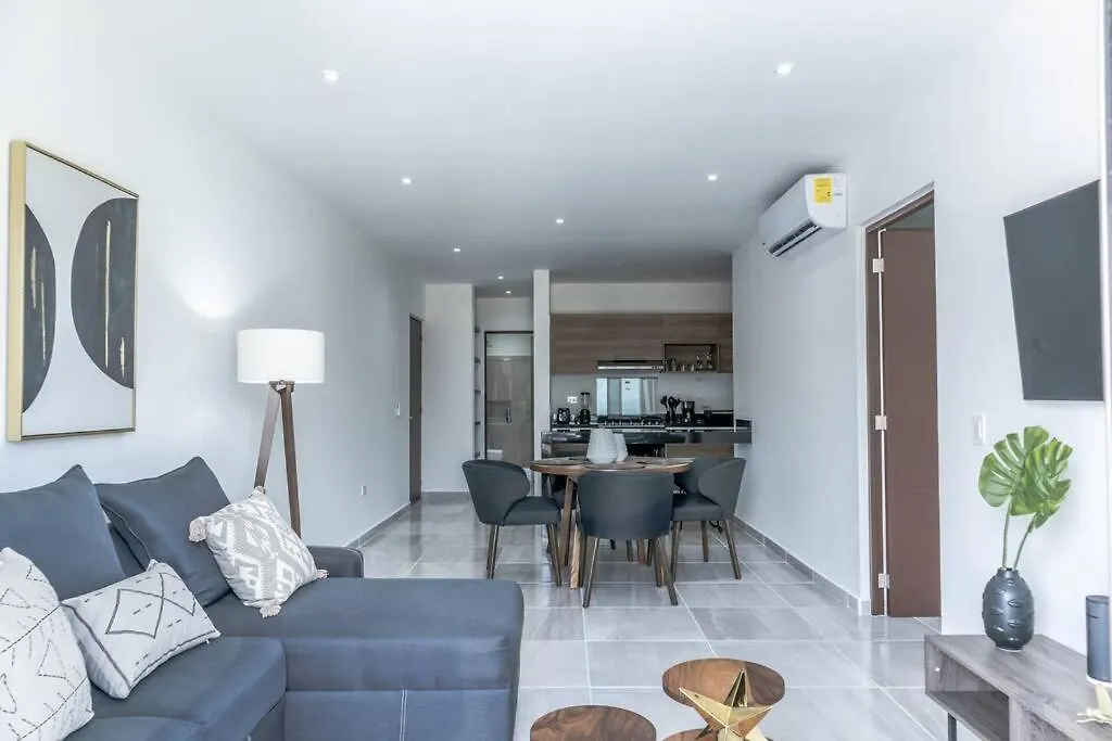 Departamento De 2 Hab, Madison-Long Island, Cancun Apartment Mexico