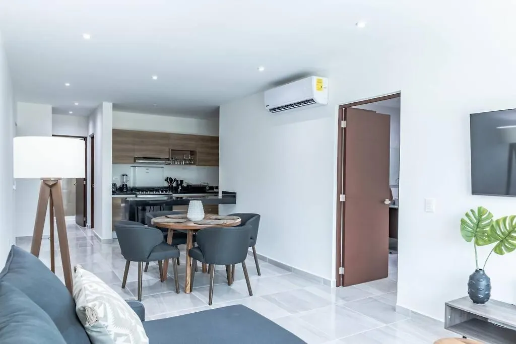 Departamento De 2 Hab, Madison-Long Island, Cancun Apartment