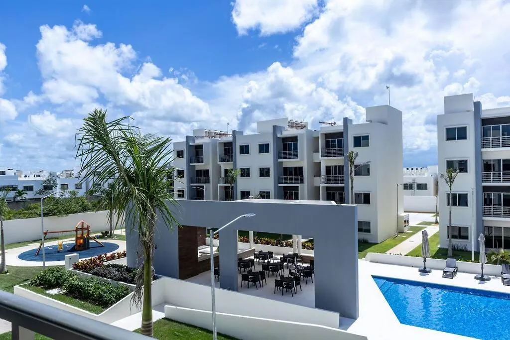 Departamento De 2 Hab, Madison-Long Island, Cancun Apartment Mexico
