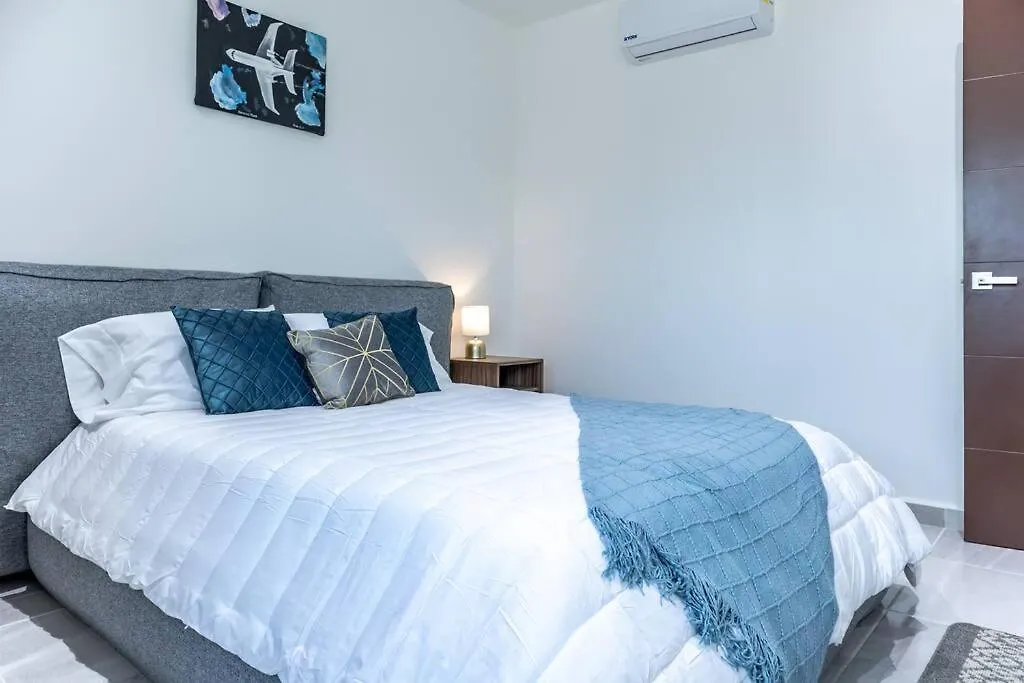 Departamento De 2 Hab, Madison-Long Island, Cancun Apartment