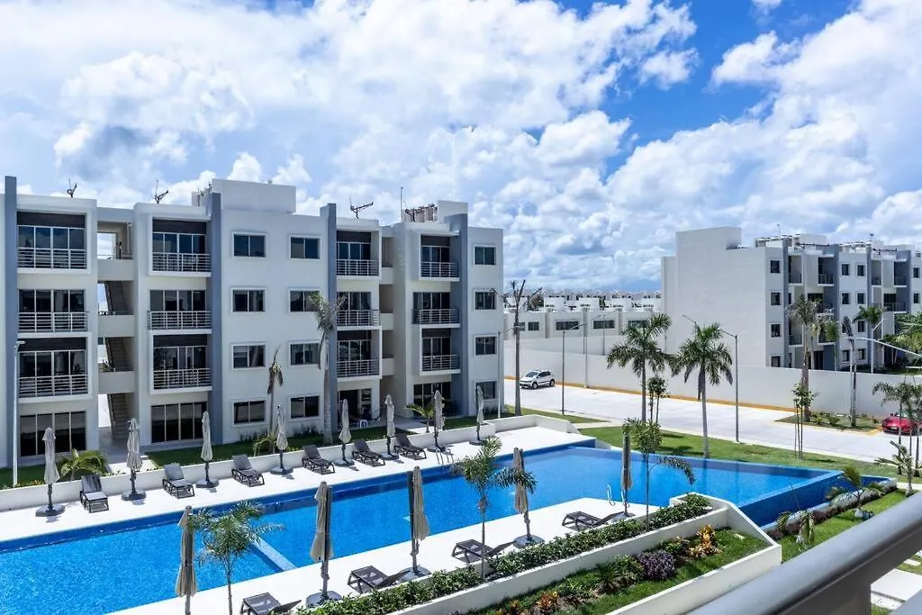 Departamento De 2 Hab, Madison-Long Island, Cancun Apartment
